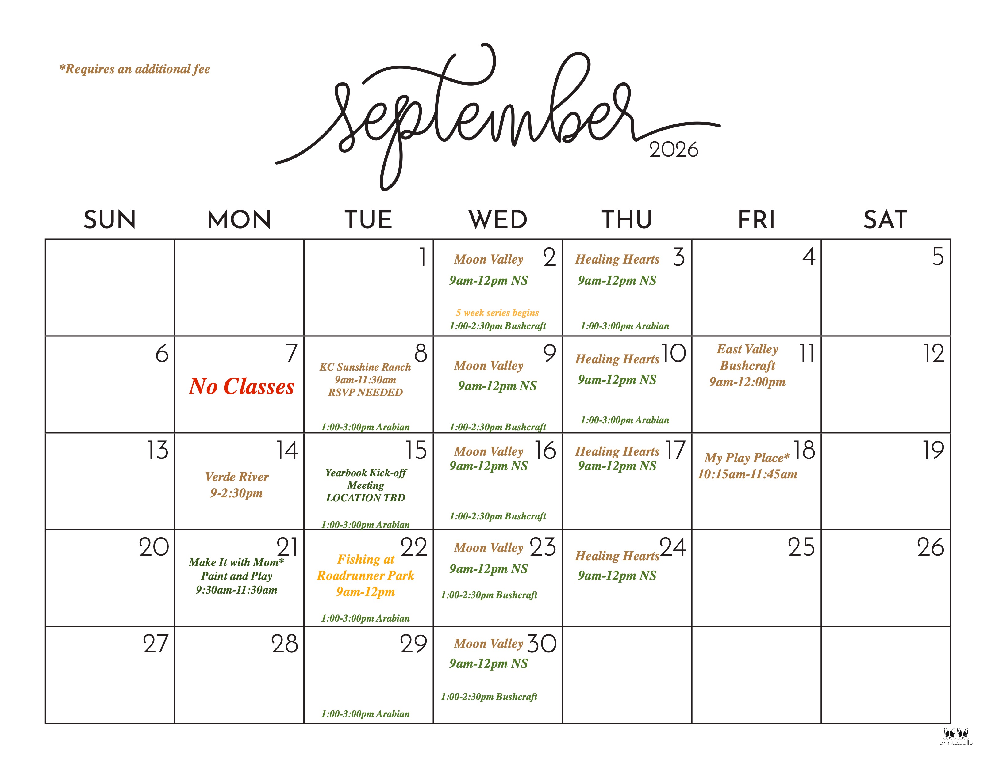 Naturally Social 1 Month Membership - September 2026